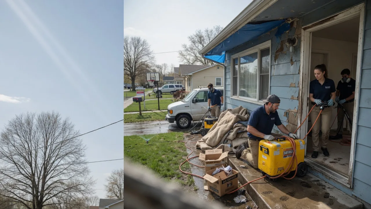Basement Flood Cleanup in Camargo, IL near me
